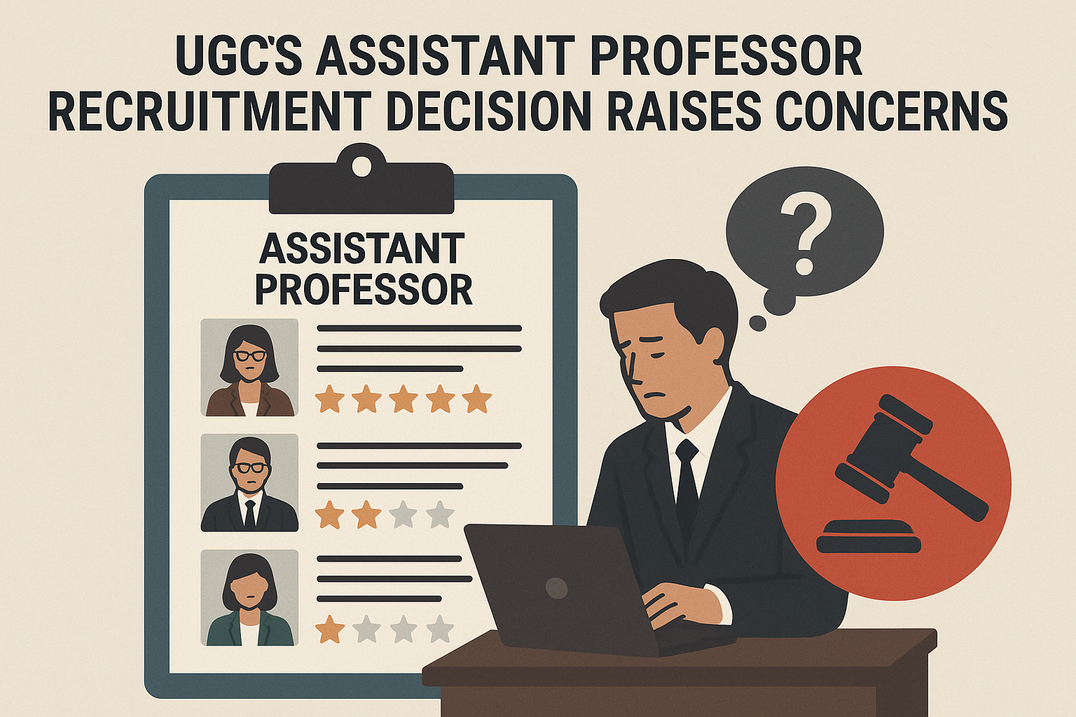 UGC’s Assistant Professor Recruitment Decision Raises Concerns