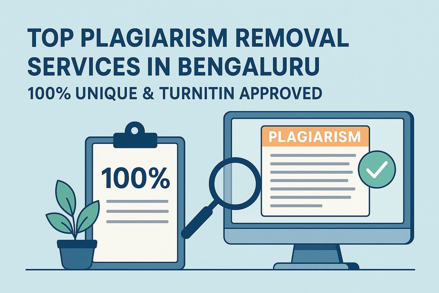 Top Plagiarism Removal Services in Bengaluru – 100% Unique & Turnitin Approved