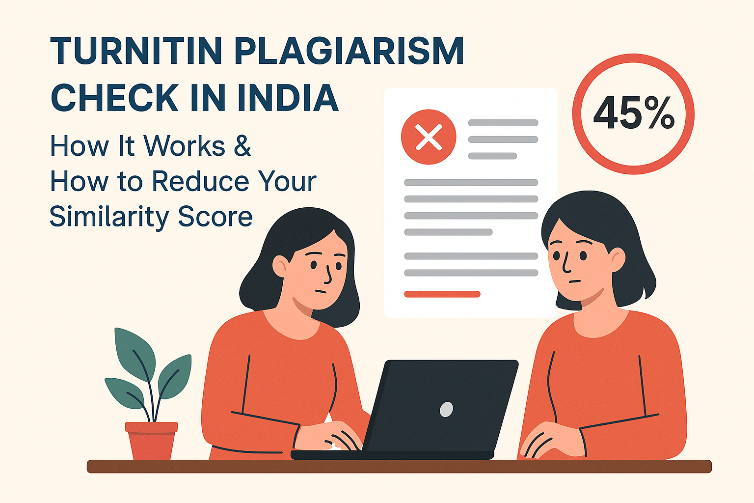 Turnitin Plagiarism Check in India How It Works & How to Reduce Your Similarity Score