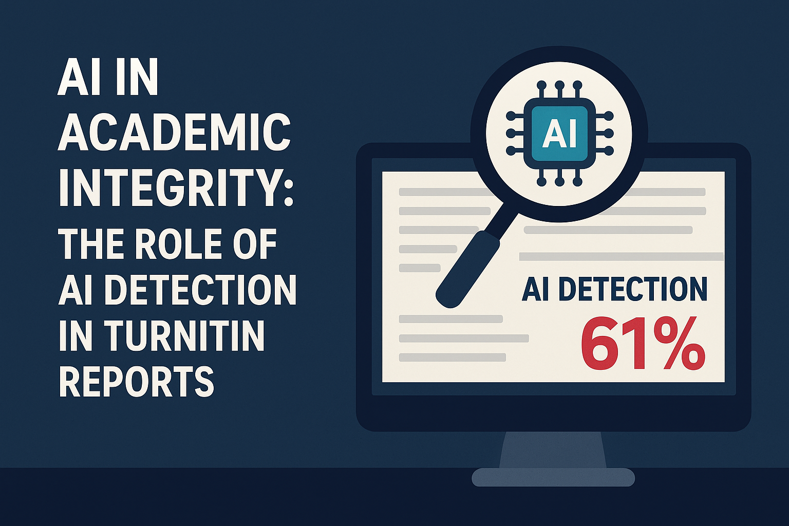 AI in Academic Integrity The Role of AI Detection in Turnitin Reports