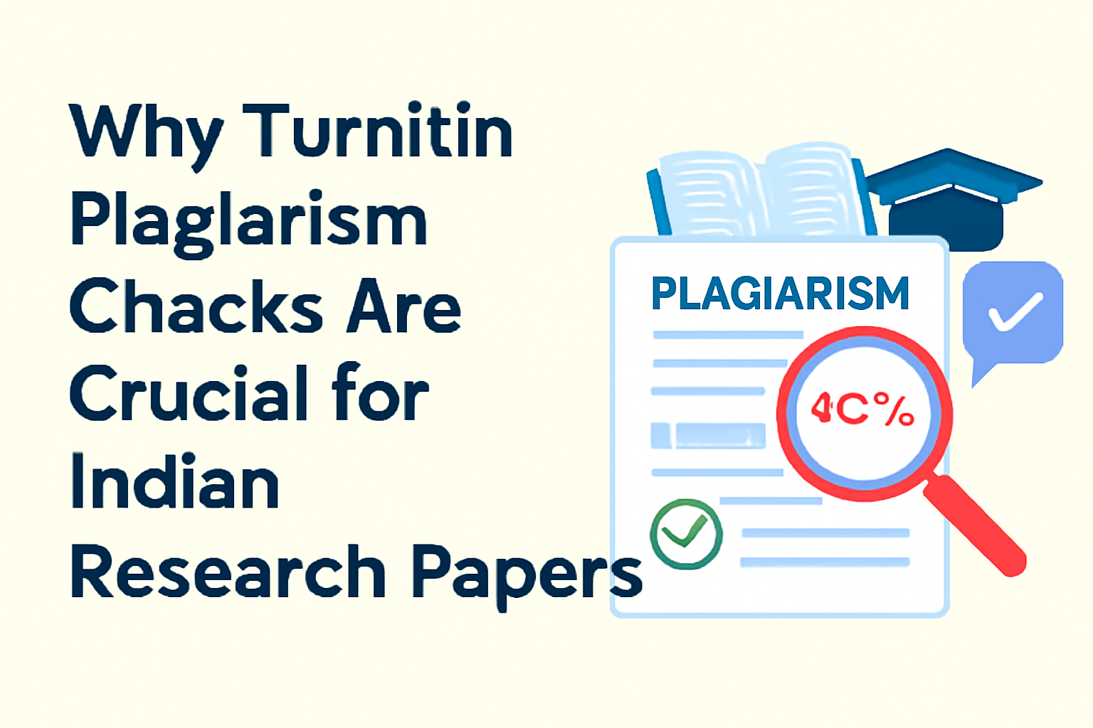 Turnitin plagiarism check, plagiarism detection India, research paper plagiarism check, reduce Turnitin similarity score, AI detection assistance, thesis writing India.
